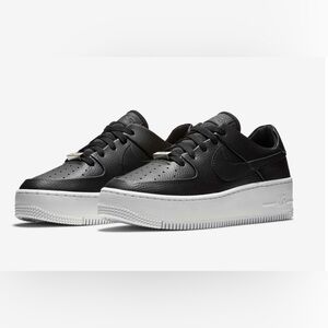 Nike Air Force Sage Low Platform Shoes
Black Size 7.5